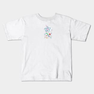 Floral abstract illustration Kids T-Shirt